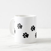 Kat Paw Trace Patroon Koffiemok (Voorkant links)