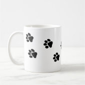 Kat Paw Trace Patroon Koffiemok (Links)