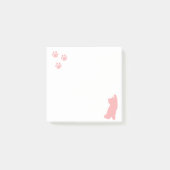 Kat Pawprints Post-it® Notes (Voorkant)
