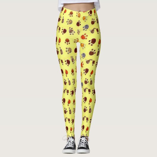 Kat Paws Leggings (Voorkant)