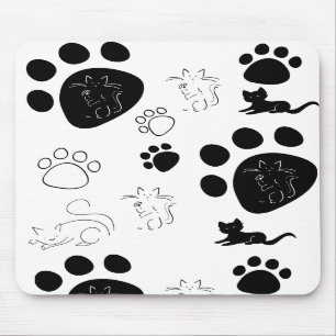 Kat paws mousepad muismat
