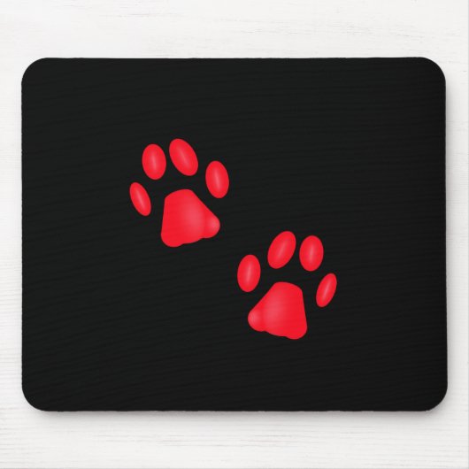 Kat Paws Mousepad Muismat (Voorkant)