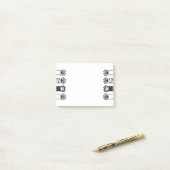 Kat Paws Post-it® Notes (Op bureau)