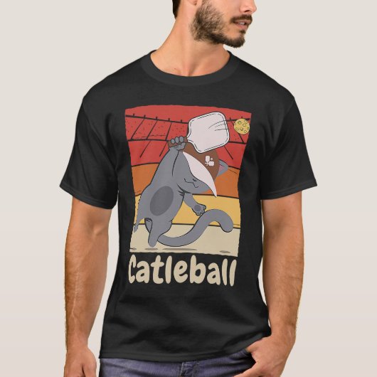 Kat Pickle ball Game  Cat Picklebal T-shirt (Voorkant)