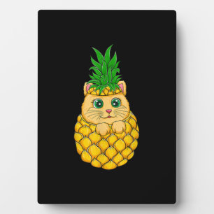 Kat Pineappel Cute Cat Lover Summer Fruit Gift Fotoplaat