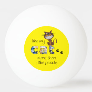 Kat Pingpongballen