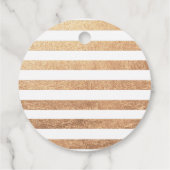 Kat Pink Gold Birthday Bedankjes Labels (Achterkant)