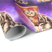 Kat-pizza Cadeaupapier (Rol Hoek)