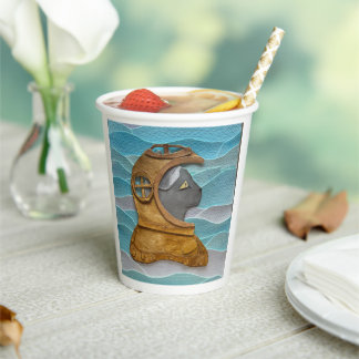 Kat-plein Nemo! Papieren Bekers