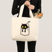 Kat Pocket Bag Grote Tote Bag (Voorkant (product))