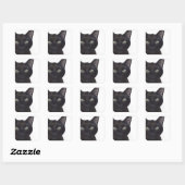 Kat, portret van Gus Vierkante Sticker (Vel)