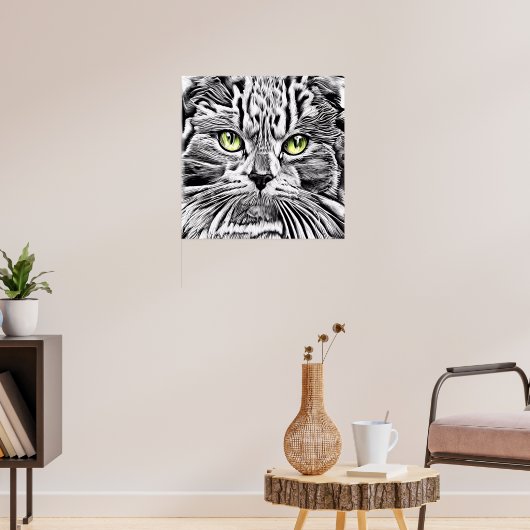 Kat Poster (Woonkamer 3)