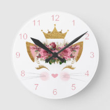 Kat Princess Wall Clock