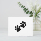 Kat-Prints Briefkaart (Staand voorkant)