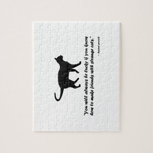 Kat Proverb Legpuzzel (Verticaal)