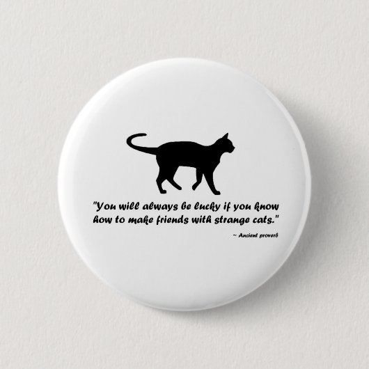 Kat Proverb Ronde Button 5,7 Cm (Voorkant)