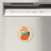 Kat Pumpkin Magneet (Insitu (Vaatwasser))