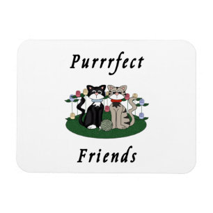 Kat Purrfect Friends Magneet