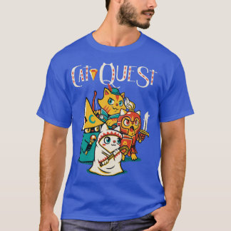 Kat Quest Rpg Cats Video Game T-shirt