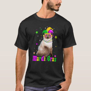 Kat Ragdoll Masker Mardi Gras Carnaval Dieren Kat T-shirt