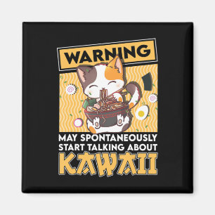  kat Ramen Kawaii Anime Japanse Gift Girls Magneet