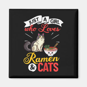 Kat Ramen Kom Soep Japans  Magneet