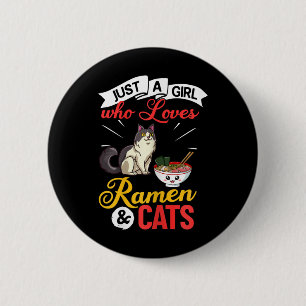 Kat Ramen Kom Soep Japans Ronde Button 5,7 Cm