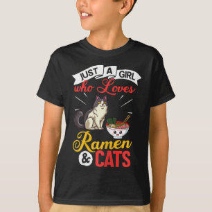 Kat Ramen Kom Soep Japans  T-shirt