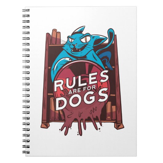Kat Regel Notitieboek (Voorkant)