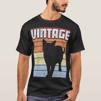 Kat Retro Stijl Mannen Vrouwen Kinderen 80-70-s G T-shirt