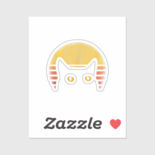 Kat Retro Vintage Sticker