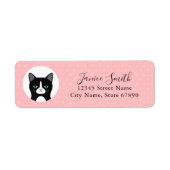 Kat Return Address Labels (Voorkant)