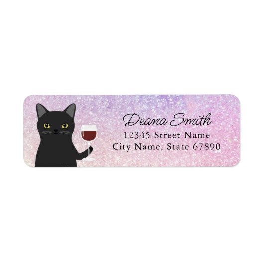 Kat Return Address Labels (Voorkant)