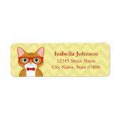 Kat Return Address Labels (Voorkant)