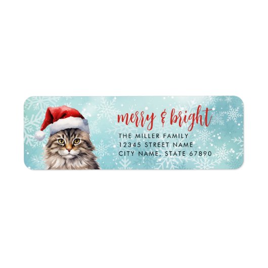 Kat Return Address Labels (Voorkant)