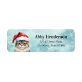 Kat Return Address Labels (Voorkant)