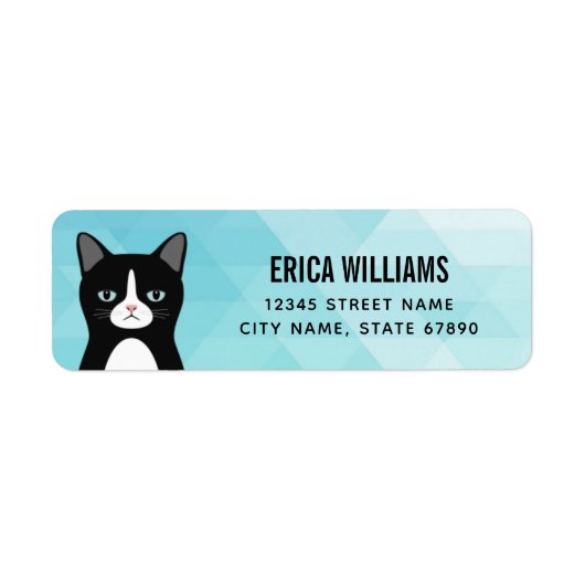 Kat Return Address Labels (Voorkant)
