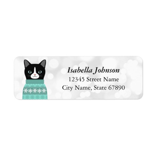 Kat Return Address Labels (Voorkant)
