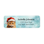 Kat Return Address Labels (Voorkant)