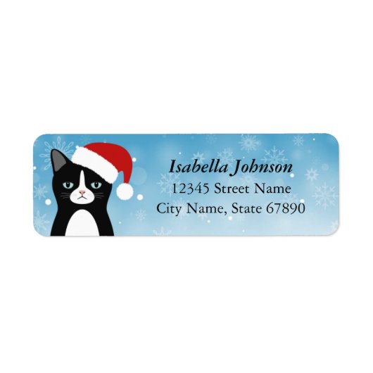 Kat Return Address Labels (Voorkant)
