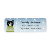 Kat Return Address Labels (Voorkant)