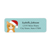 Kat Return Address Labels (Voorkant)