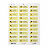 Kat Return Address Labels (Full Sheet)