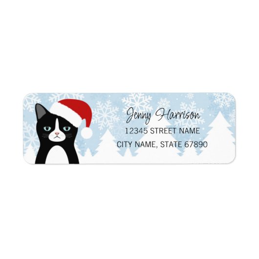 Kat Return Address Labels (Voorkant)
