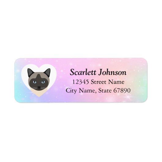 Kat Return Address Labels (Voorkant)