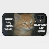 Kat "RINGTONE ITS BLOWIN' MY MIND" iPhone 5 Hoesje (Achterkant (horizontaal))