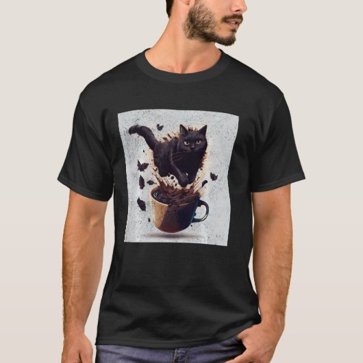 Kat Robot Frites T-shirt (Voorkant)