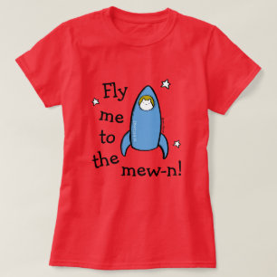 Kat Rocket vloog me naar de Mew-n. T-shirt