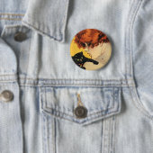 Kat Ronde Button 5,7 Cm (In situ)