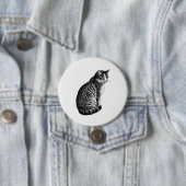 Kat Ronde Button 7,6 Cm (In situ)